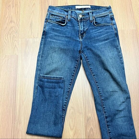 J Brand Skylight Medium Wash Stretch Skinny Capri Jeans 25 - Picture 3 of 8